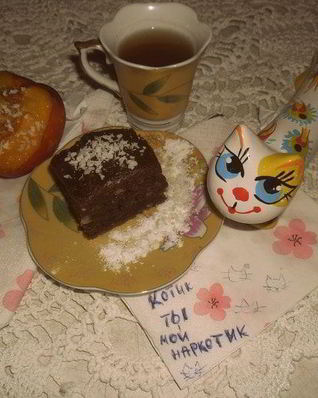 Брауни с бананом