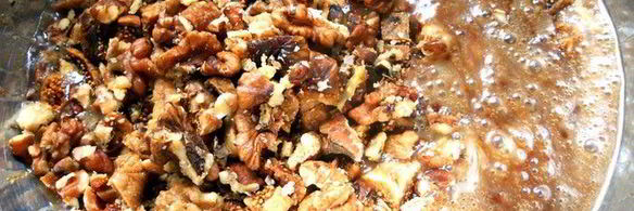 брауни с инжиром и грецкими орехами