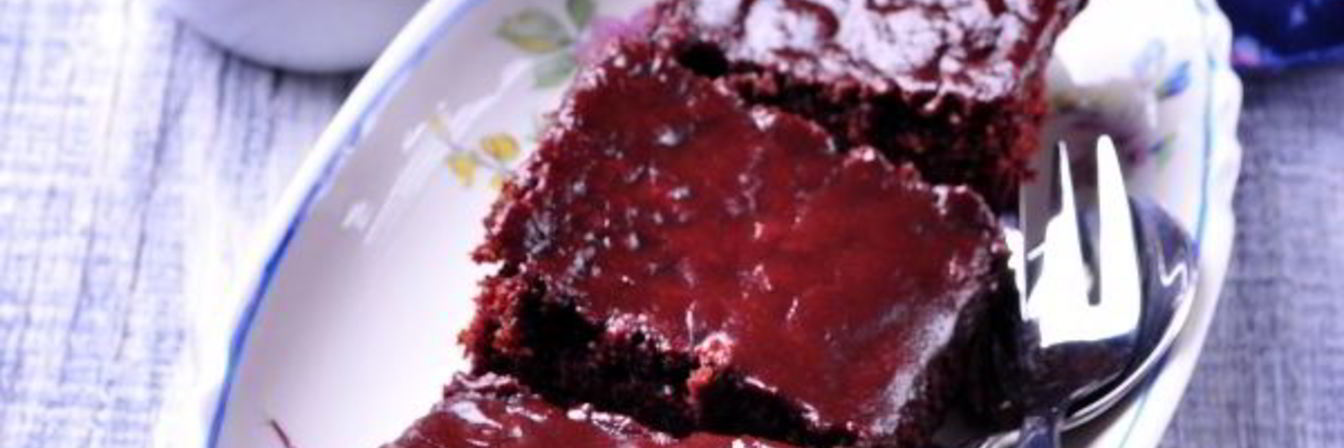 Брауни с клюквой и какао