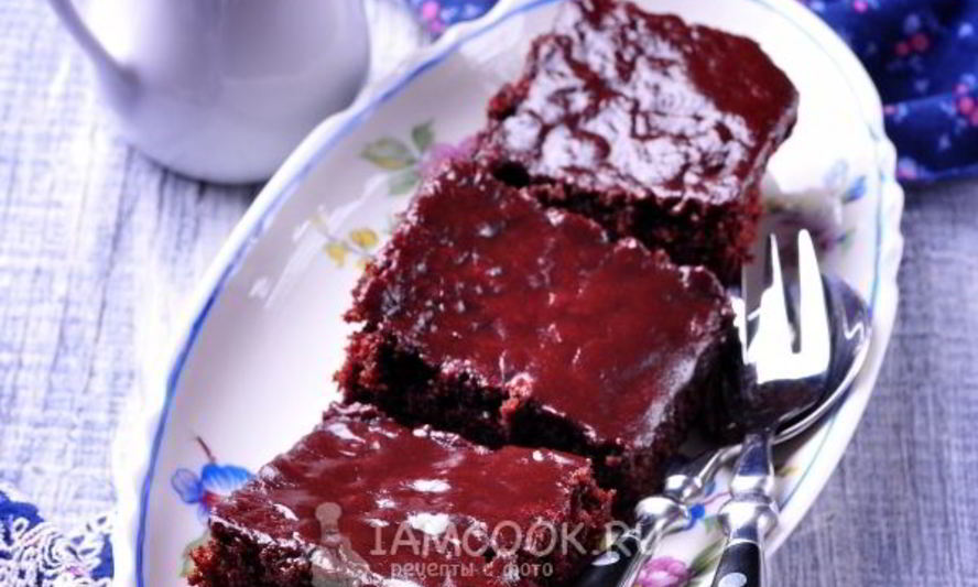 Рецепт брауни с клюквой и какао
