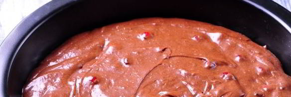 брауни с клюквой и какао