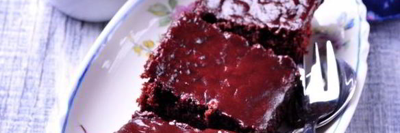 брауни с клюквой и какао