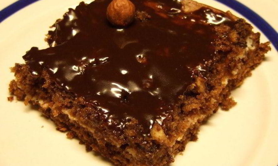 Рецепт брауни с творожной начинкой