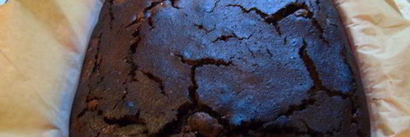 брауни с вишней на темном пиве