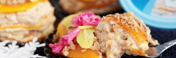 фруктово-тыквенные пирожные