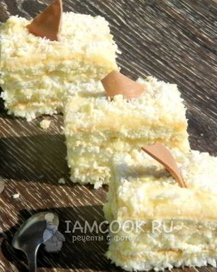 Кокосовое пирожное