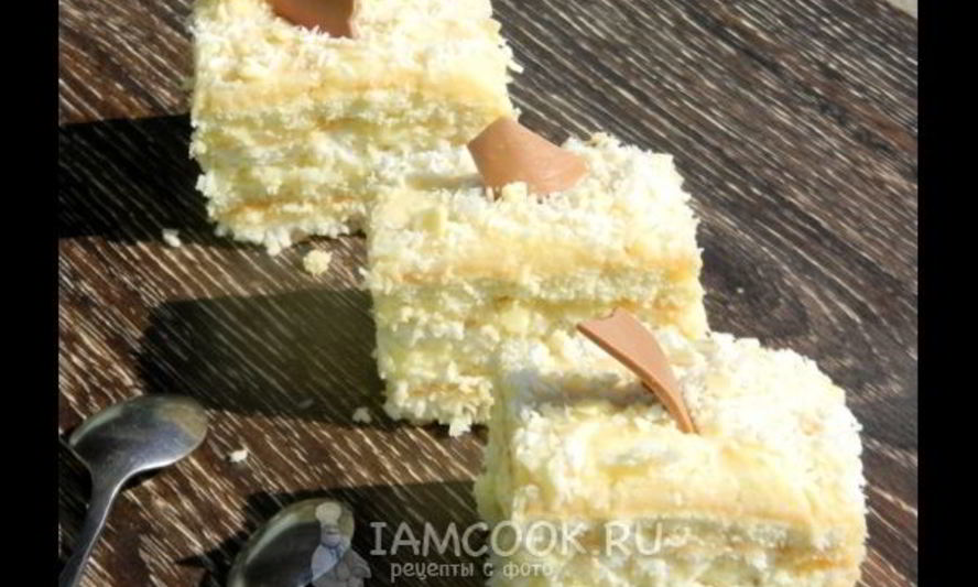 Рецепт кокосового пирожного