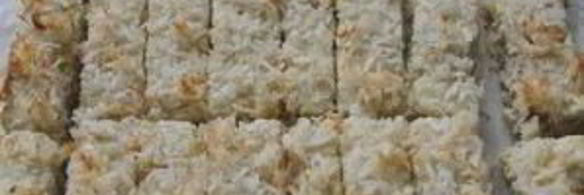 кокосовые пирожные с орехами