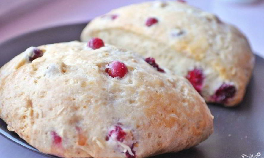 Рецепт лимонных пирожных с клюквой