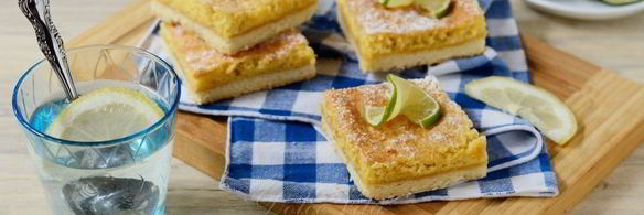 лимонные пирожные