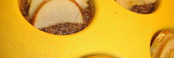 маковое пирожное с яблоками постное и не очень