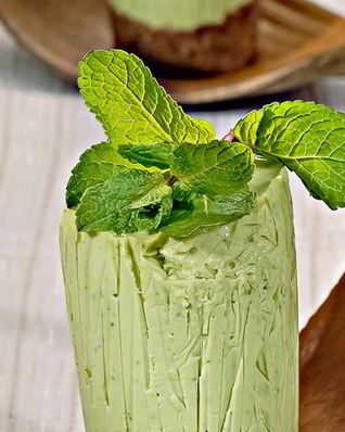 Мятно-творожные пирожные