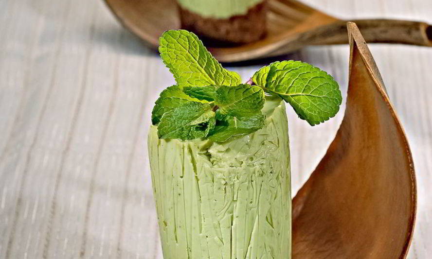 Рецепт мятна-творожных пирожные