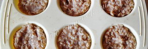 овсяные пирожные с малиной