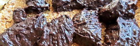 овсяные пирожные с шоколадной прослойкой