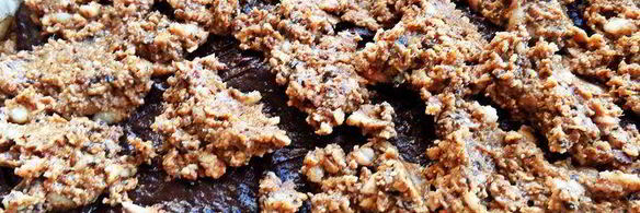 овсяные пирожные с шоколадной прослойкой