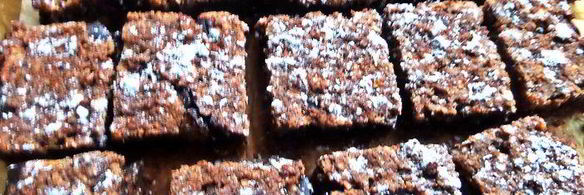 овсяные пирожные с шоколадной прослойкой