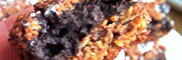 овсяные пирожные с шоколадной прослойкой