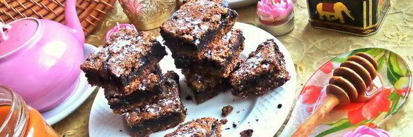 овсяные пирожные с шоколадной прослойкой