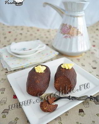 Пирожное Картошка из бисквита