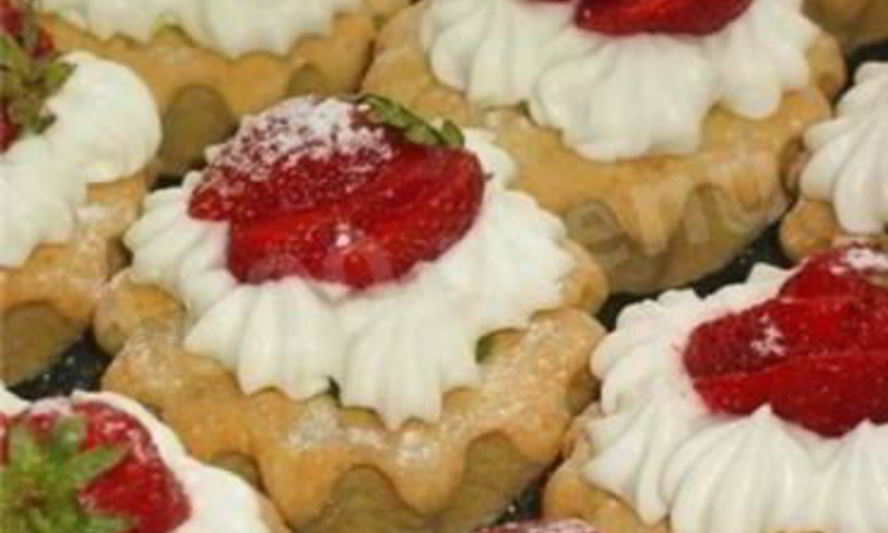 Рецепт пирожного корзиночка