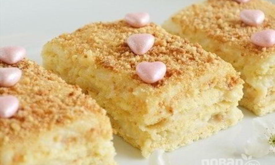 Рецепт пирожного наполеон