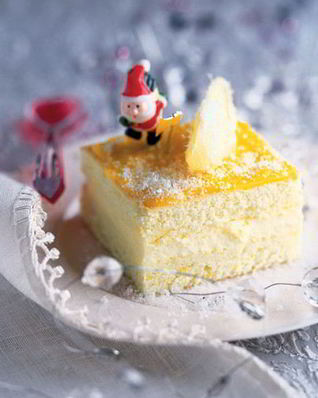 Пирожное с лимоном