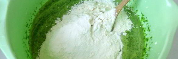 пирожное шпинат-малина