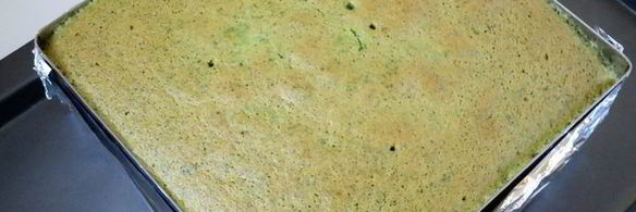 пирожное шпинат-малина