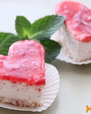 Пирожное суфле Сердце