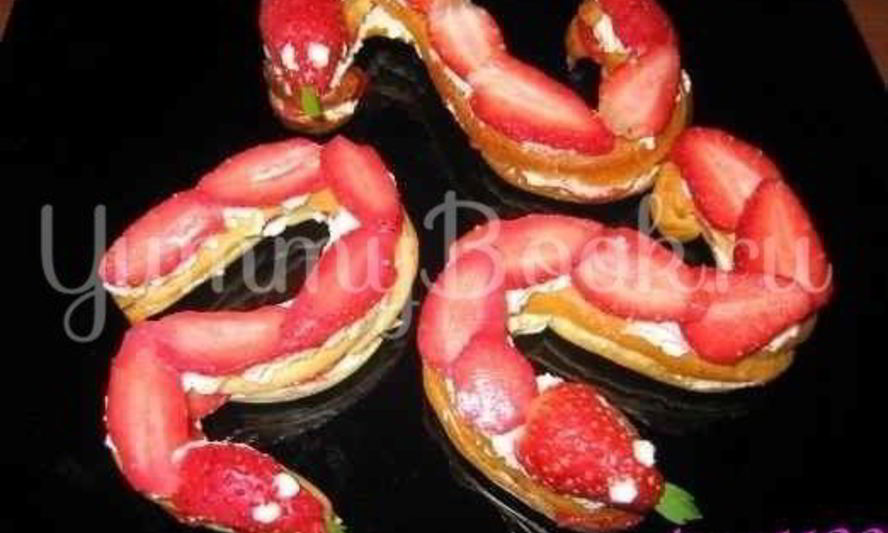 Рецепт пирожного змейки