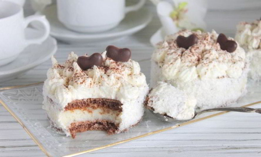 Рецепт пирожных кокосовых