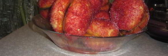 пирожные персики