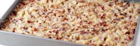 пирожные с орехами и кокосовой стружкой