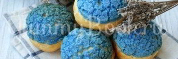 пирожные шу с апельсиново-творожной начинкой