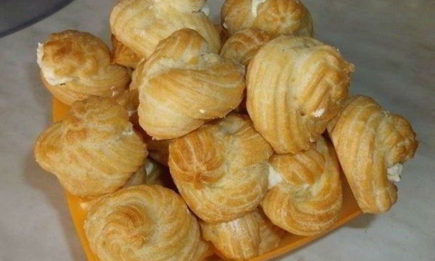 Рецепт пирожных заварных со сливочным кремом