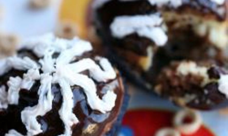 Рецепт пирожных зебра