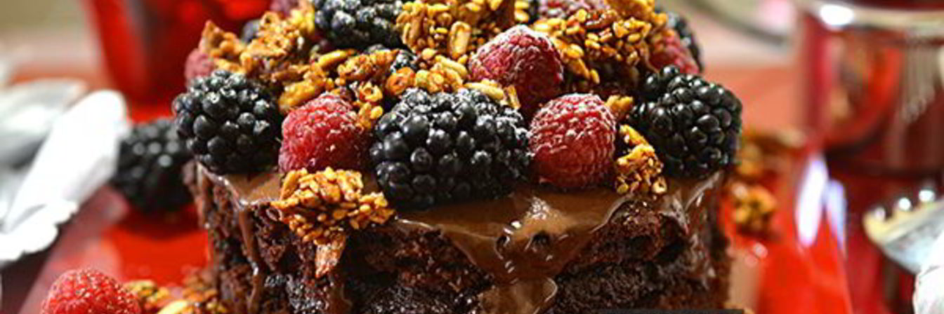 Шоколадное пирожное