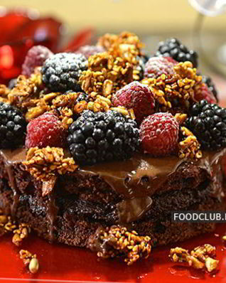 Шоколадное пирожное