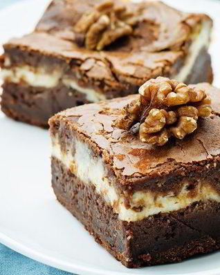 Соленые ореховые брауни