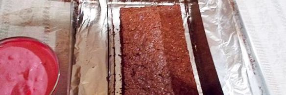 свекольно-шоколадные пирожные