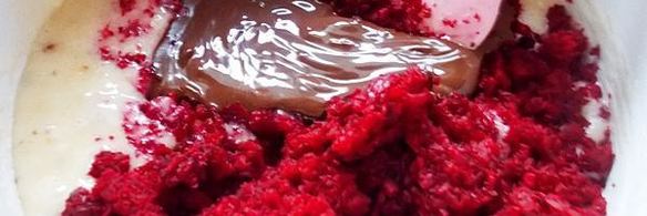 свекольно-шоколадные пирожные