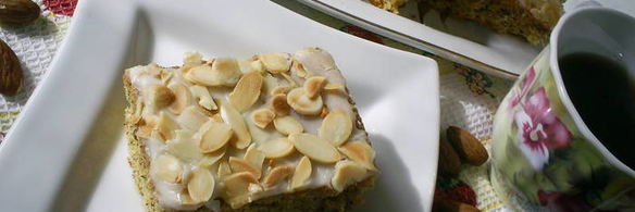 трижды миндальное пирожное