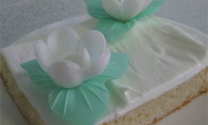 Рецепт цветущих пирожных