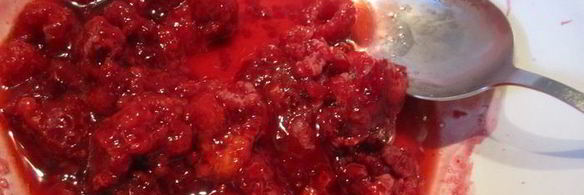 творожно-малиновый брауни