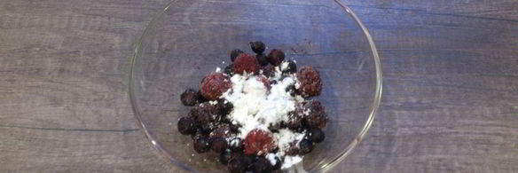 творожно-ягодные пирожные