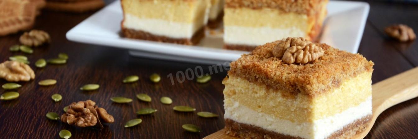 Творожное пирожное