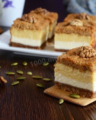 Творожное пирожное