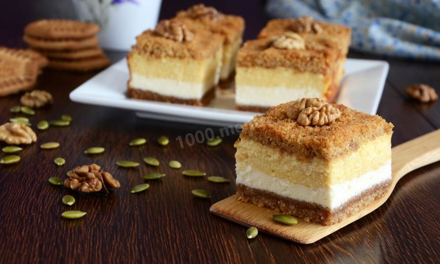 Рецепт творожного пирожного