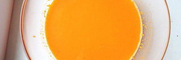 тыквенно-облепиховое пирожное